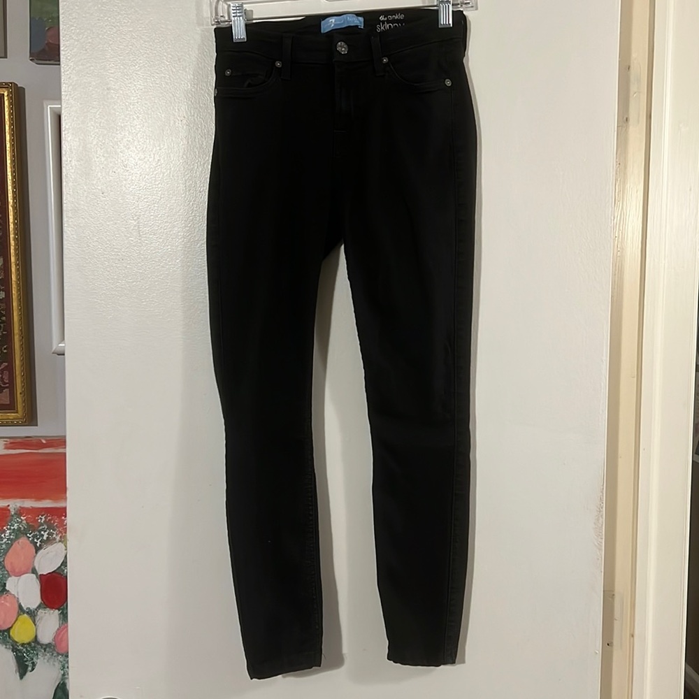 7 for all mankind b(air) denim the ankle skinny
